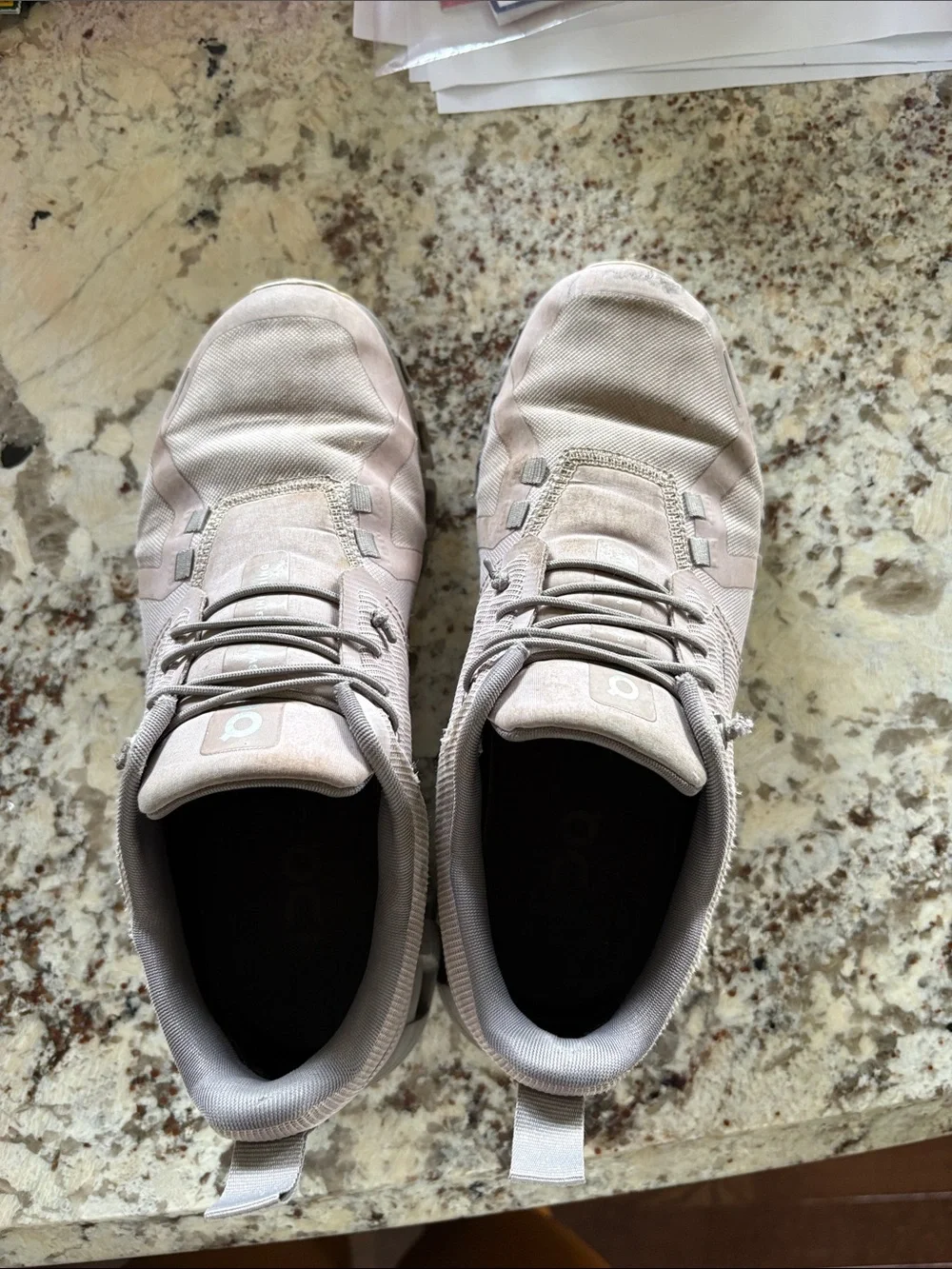 On Cloud Light Pink Athletic Sneakers - Picture 1 of 5